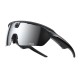 BleeqUp Rover Silver Zeiss Lens 3K 16MP AI Bluetooth Waterproof Smart Sunglasses Camera 