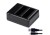 Dual GoPro 4 USB Battery Charger Charging Dock