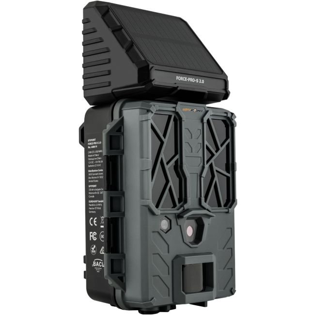 Spypoint Force Pro S Solar Powered 4K 48MP Infrared IR Trail Camera