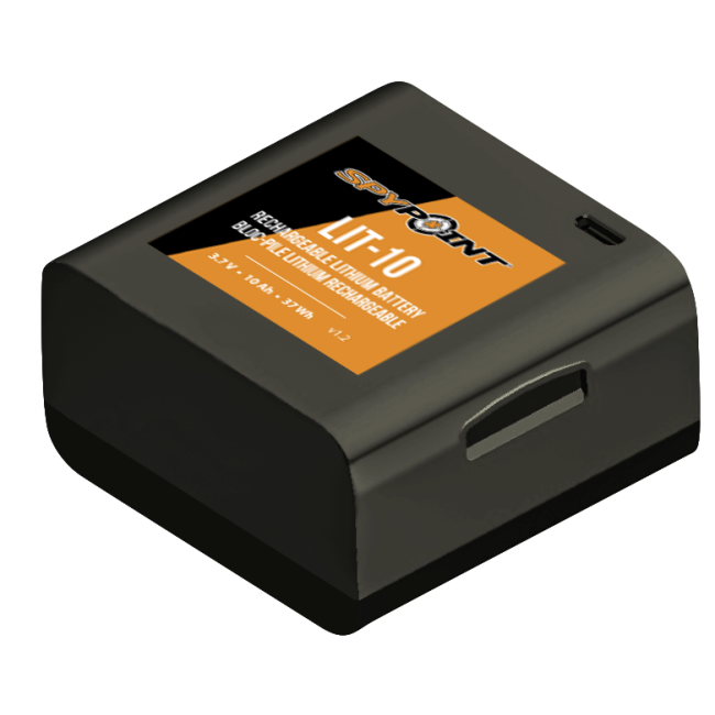 thumbnail image 2 of 10500mAh Rechargeable LIT-10 Battery – Compatible With SPYPOINT Cellular Trail Cameras – 1 Year Warranty 2 of 4