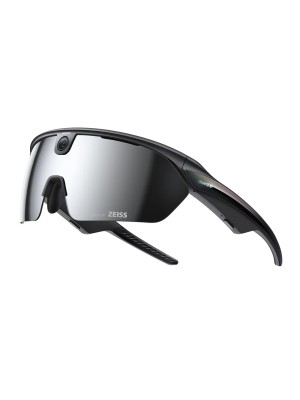 BleeqUp Rover Silver Zeiss Lens 3K 16MP AI Bluetooth Waterproof Smart Sunglasses Camera 