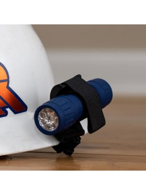 Firefighter Helmet Hard Hat Brim Adjustable J Strap Bullet Camera Flashlight Clamp  Mount