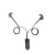 Dual Lens Multi View 720P HD OTG Covert Earbud Headphone Camera