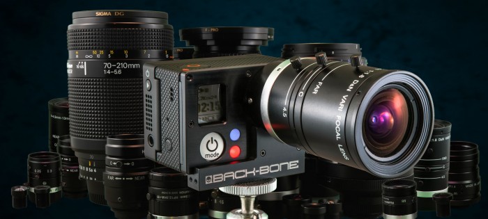 RibCage Back-Bone Lens Mount Mod Kit For Gopro Hero3 Hero3+ Plus / / Stuntcams - Stuntcams