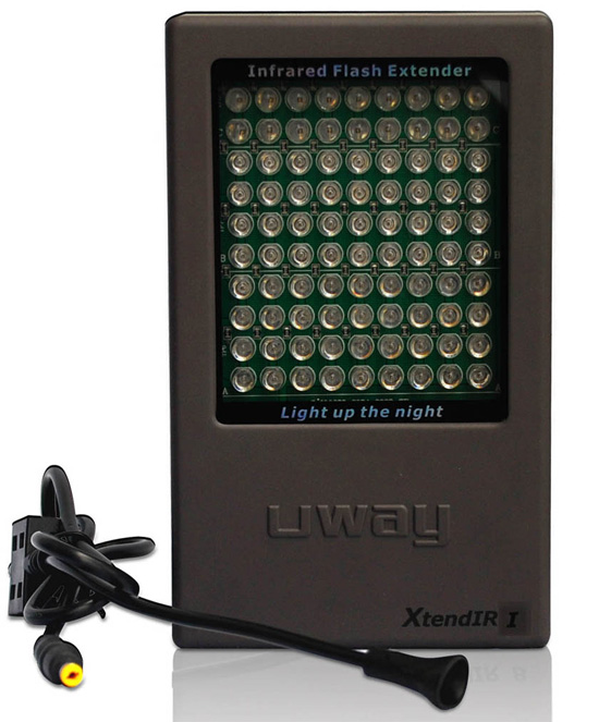 Uway XtendIR-I Infrared IR camera flash icon. Uway XtendIR-I Infrared IR